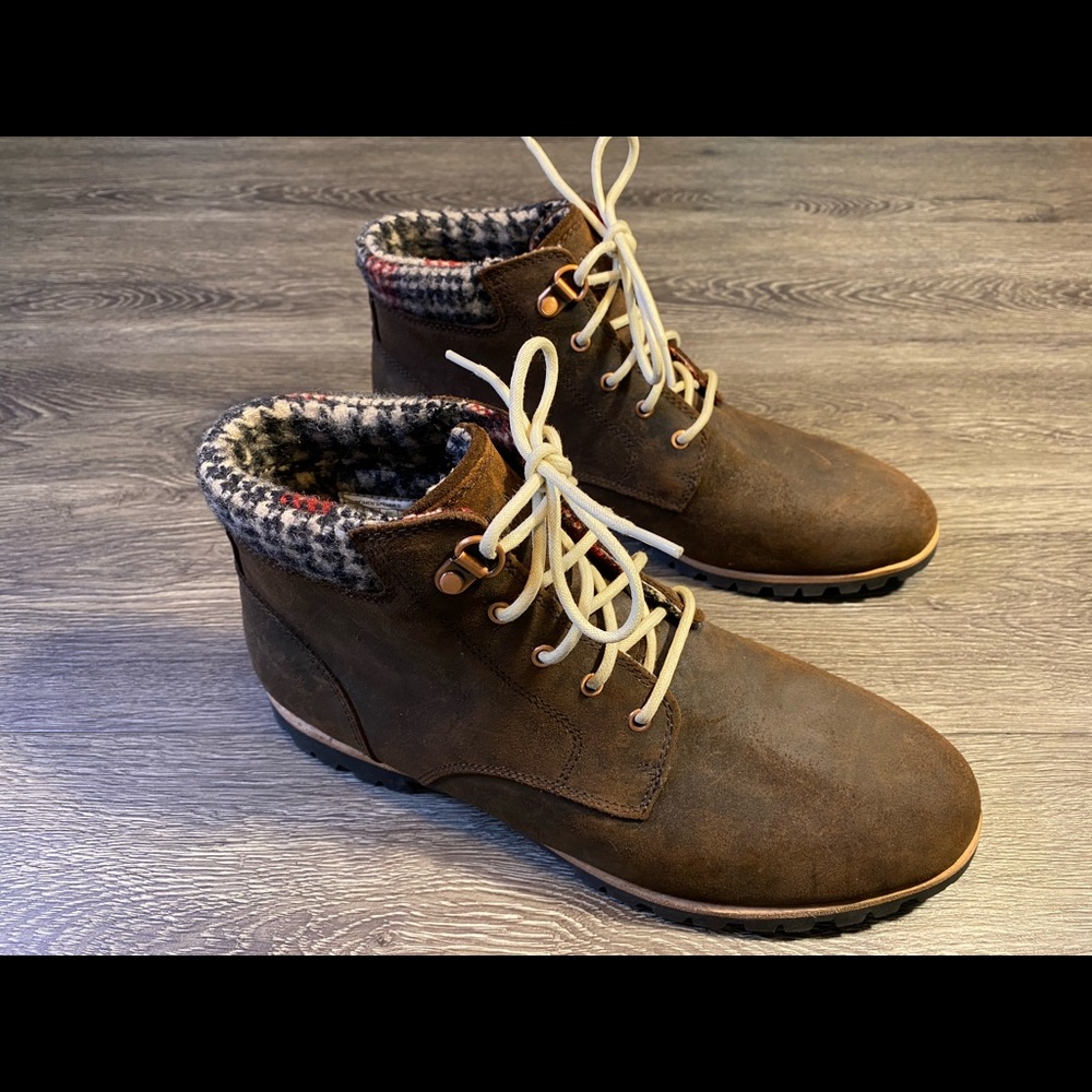 Woolrich Boots Leather Wool Hiking Women’s Size 9